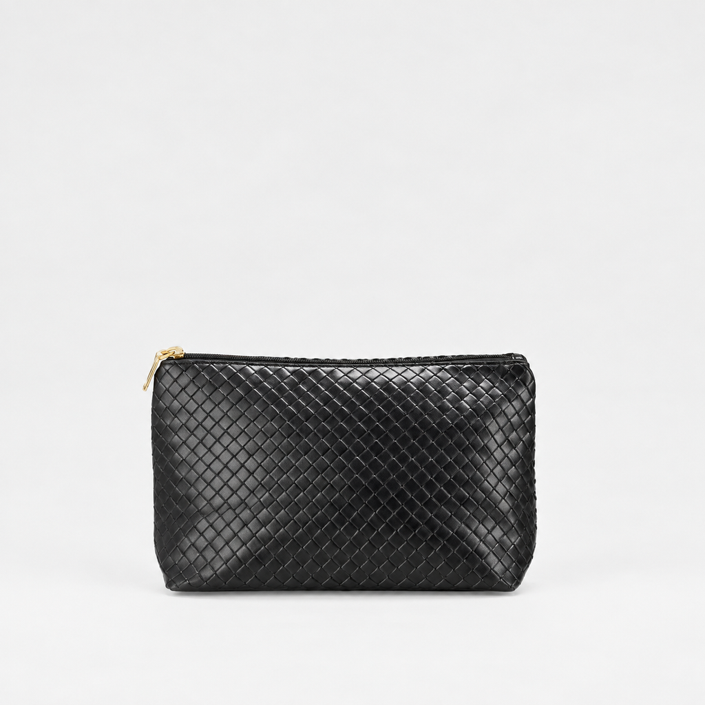 Woven Leather Tote Bag