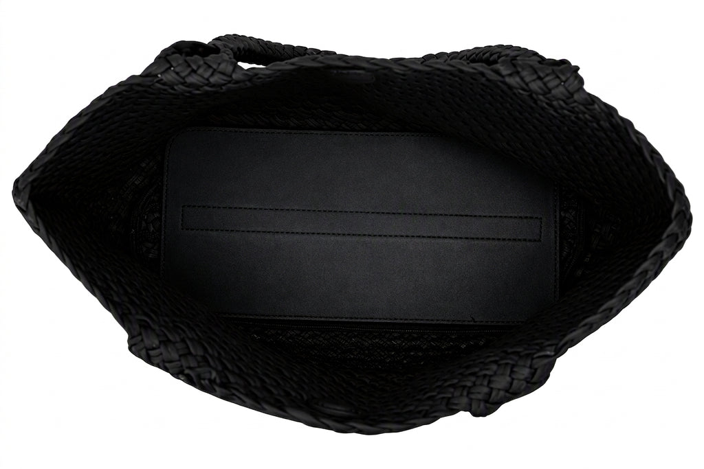 Woven Leather Tote Bag
